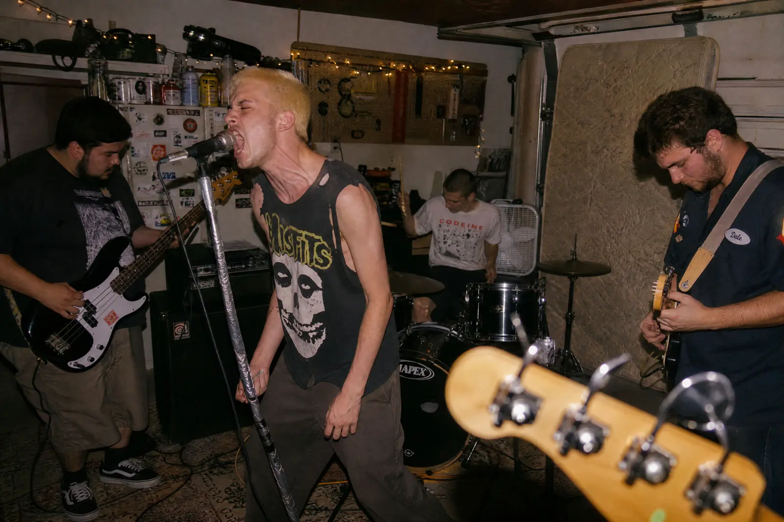 Ensayo en el garaje