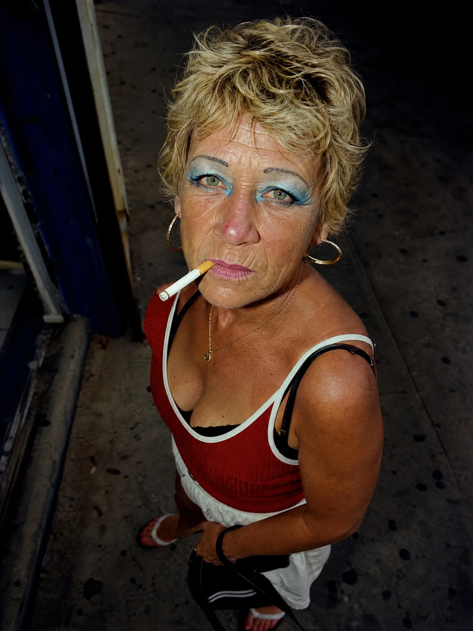 Retrato con flash directo