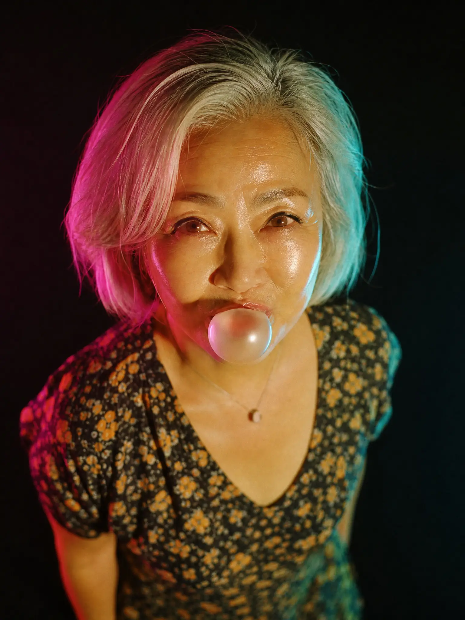 Retrato en neón